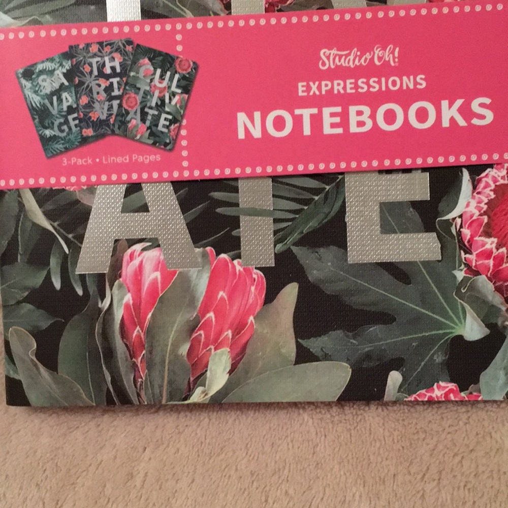 Studio Oh Expressions 3 Notebook Set NWT - Picture 4 of 8
